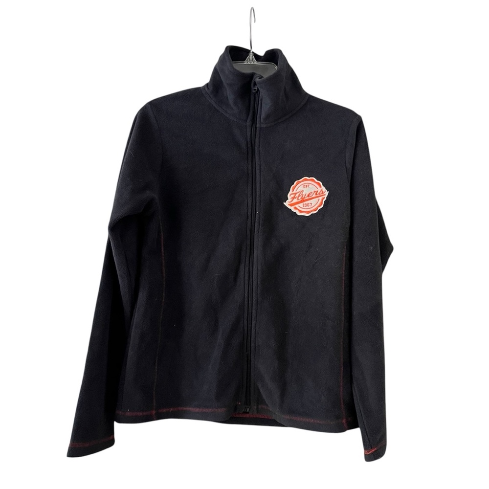 NHL Philadelphia Flyers Official Women’s Black Medium Full Zipper Front Fleece
